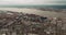 Scenic panorama of Liverpool's urban architecture and scenic waterfront along the River Mersey