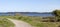 Scenic Panorama from the walkpath along the Leschenault Estuary Bunbury Western Australia .