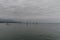 Scenic panoramic coastal Santa Barbara vista from the pier, California