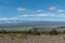 Scenic panoramic Mauna Loa vista from the Kilauea Crater rim at the Volcanoes National Park on the Big Island, Hawaii