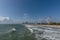 Scenic panoramic Myrtle Beach vista on a beautiful sunny day