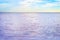 Scenic panoramic view of colorful Pink Salt Lake in Western Australia, blue sky, horizon, copy space. Pink lake Crimson lake.