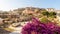 Scenic panoramic view of the Library of Hadrian, Athens, Greece