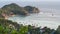 Scenic panoramic view on picturesque tropical Chalok Baan Kao bay, sea, Taa Toh Lagoon beach on Koh Tao island