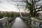 A scenic pedestrian bridge in Stavanger city centre