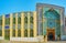 The scenic portal of Imam Zadeh Jafar complex, Yazd, Iran