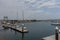 Scenic Redondo Beach marina vista, South Bay, California