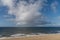 Scenic Redondo Beach vista after a rainstorm in late December, California