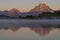 Scenic Reflection Landscape in the Tetons in Autumn