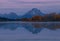 Scenic Reflection Landscape in the Tetons at Dawn