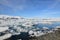 Scenic Remote Glacial Lagoon in Southern iceland