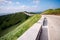 Scenic road at Vayang Rolling Hills, Batanes, Philippines