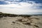 Scenic rocks and large boulders on Refsnesstranda beach near Naerbo