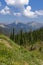 Scenic rocky mountain landscape in Colorado