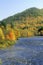 Scenic Route on Kancamagus Highway on the Swift River and the White Mountains, NH