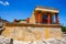 Scenic ruins of the Minoan Palace of Knossos