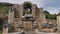 Scenic ruins of the nymphaeum (nymphaion) in Perge (Perga) at Antalya Province, Turkey.