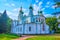 The scenic Saint Sampson Church on Poltava Battle field complex, Ukraine