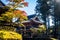 Scenic Sanbutsu-do Hall view at Nikko Toshogu Shrine complex