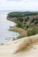 Scenic sand dune landscape of Curonian spit, Lithuania