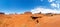 Scenic sandstones landscape at Monument Valley