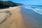 Scenic sandy beach landscape - South Africa