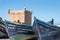 Scenic Scala du Port at the harbor of Essaouira in Morocco