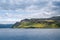 Scenic seascape view from Portree viewpoint