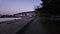 Scenic Seawall at Ambleside in West Vancouver. Sunset, Fall Season. Vancouver, British Columbia