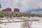 Scenic  Sedona Arizona Winter Landscape