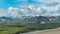 Scenic shot of the mountains of Denali National Park and Preserve in Interior Alaska