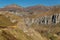 Scenic shot of Pasiegos valleys in the hinterland of Cantabria, Spain