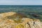 Scenic shot of the rocky Costa Blanca coast in Alicante, Spain