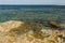 Scenic shot of the rocky Costa Blanca coast in Alicante, Spain