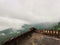 Scenic shot of a sea of clouds from the Jam Gate in Bhandara, India