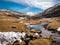 Scenic shot of snowy mountains in the Sierra de Gredos, Avila, Spain