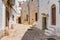 Scenic sight in the little town of Cisternino, Province of Brindisi, Apulia Puglia, Italy.