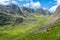 Scenic sight near Bealach na Ba viewpoint, in Applecross peninsula in Wester Ross, Scottish Higlands.