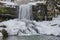 Scenic Skok waterfall near village Senokos on Balkan mountains, Serbia