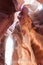 Scenic Slot of Antelope Canyon in Indians Navajo Reservation, US