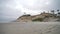 Scenic Solana Beach, San Diego, California USA. Grey Sand and Washed Cliffs