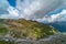 Scenic Stelvio Pass. Italian Mountain