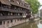 Scenic summer view of the German traditional medieval half-timbered Old Town architecture in Nuremberg