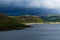 Scenic Sunlit Coast With White Beach On The Isle Of Skye In Scotland