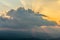 Scenic sunrise view from Clingmans dome Great Smoky Mountain Nation Park Tennessee USA