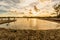 Scenic Sunset at Maracaipe Beach, near Porto de Galinhas Beach, Pernambuco, Brazil