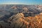 Scenic sunset view of the Grand Canyon , USA