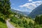 Scenic surroundings near the Grossglockner high alpine road, Austria
