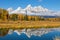 Scenic Teton Autumn Reflection