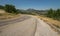 Scenic twisty road through Verdon canyon